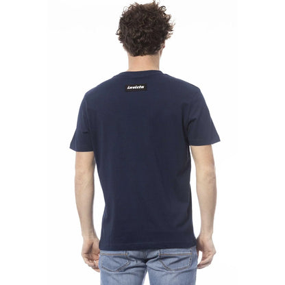 Men Crew-Neck Short-Sleeves T-Shirt – Breathable - Navy, Blue -Guocali