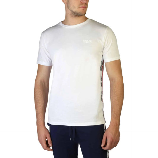 Men Crew-Neck Short-Sleeves T-Shirt – Breathable - White -Guocali