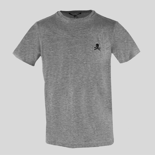 Men Crew-Neck Short-Sleeves T-Shirt – Stretchable - Gray -Guocali
