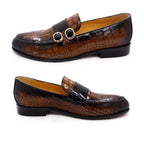 Men Dress Loafers - Buckles, Straps Monk Strap Formal Dress Shoes