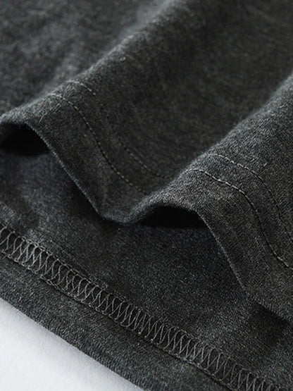 Men Henley Long-Sleeves T-Shirt – Breathable - Green, Beige -Guocali