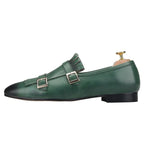 Men Kiltie Dress Loafers - Buckles, Straps Monk Strap Formal Dress Shoes