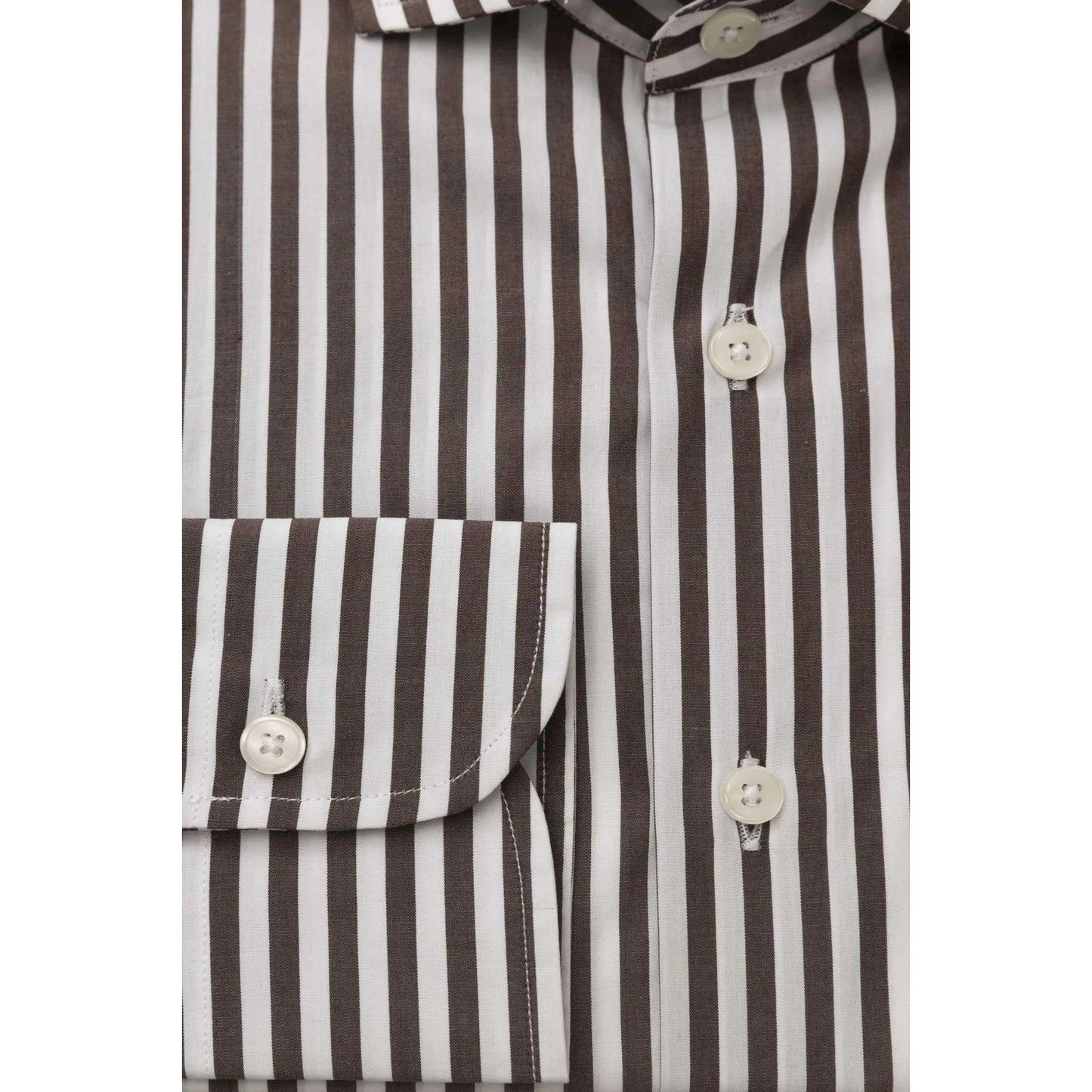 Men Long Sleeves Cotton Dress Shirt – Breathable - Black, White -Guocali