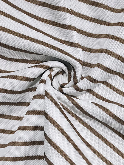 Men Long Sleeves Regular Fit Henley Shirt – Stretchable - Beige, White -Guocali