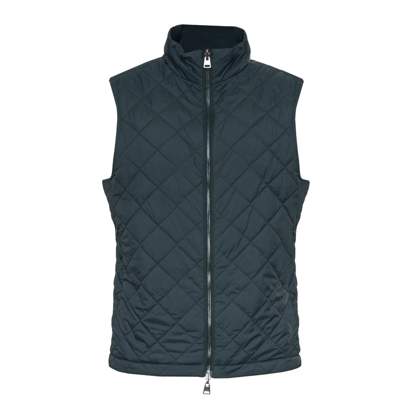 Men Puffer Vest - Lightweight - Collarless Black -Guocali