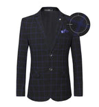 Men's Suit Jacket - Breathable Blazer, Red, Gray