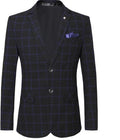 Men's Suit Jacket - Breathable Blazer, Red, Gray