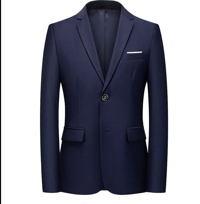 Men's Suit Jacket - Lightweight Blazer - Navy, Blue