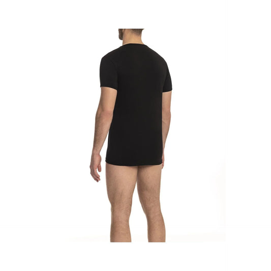 Men's Underwear T-Shirt – Breathable - Black -Guocali