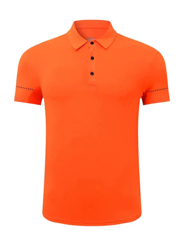 Men Short Sleeves Polo Shirt – Quick-Drying - Green -Guocali