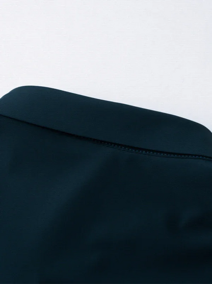 Men Short Sleeves Polo Shirt – Stretchable - Green, Black -Guocali