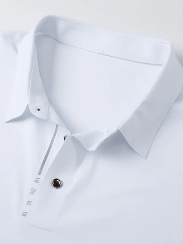 Men Short Sleeves Polo Shirt – Stretchable - Green, Black -Guocali