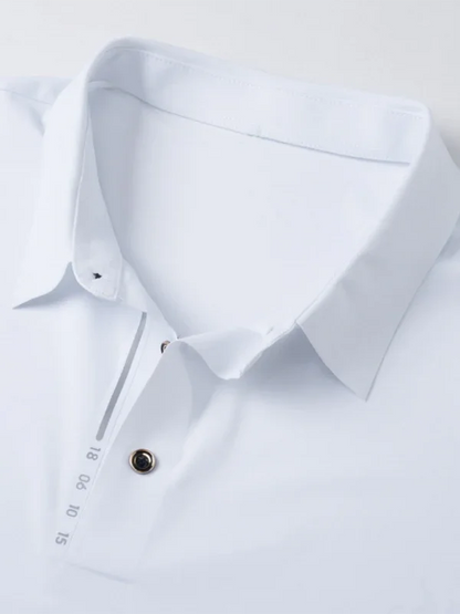 Men Short Sleeves Polo Shirt – Stretchable - Green, Black -Guocali