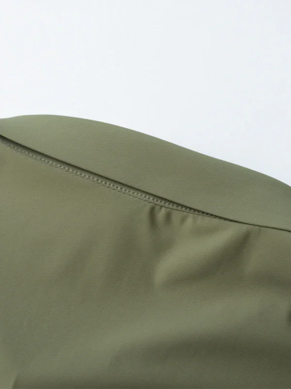 Men Short Sleeves Polo Shirt – Stretchable - Green, Black -Guocali