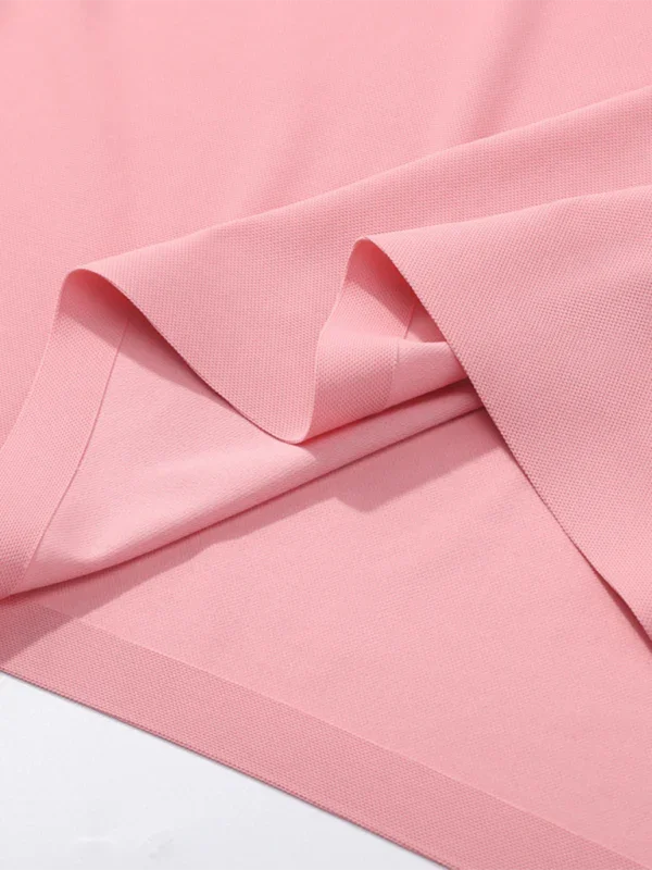 Men Short Sleeves Polo Shirt – Stretchable - White -Guocali