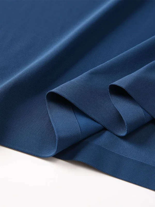 Men Short Sleeves Polo Shirt – Stretchable - White -Guocali