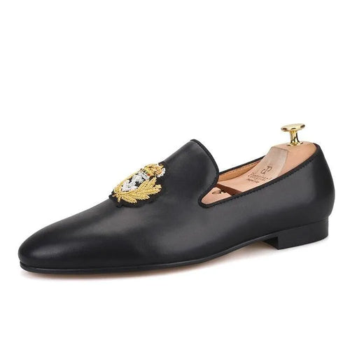 Men Slipper Dress Loafers - Slip-On Flat Shoes