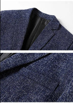 Men Suit Jacket - Lightweight Blazer, Gray