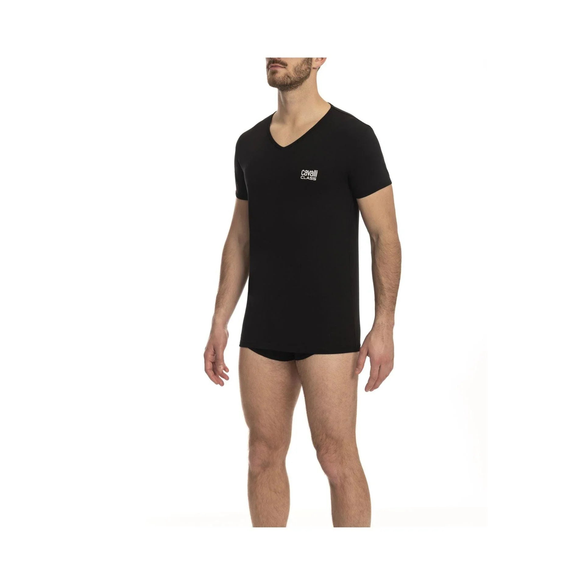 Men Underwear T-Shirt – Breathable - Black -Guocali