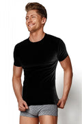 Men Underwear T-Shirt – Breathable - Black -Guocali