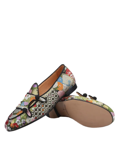 Multi-Color Monk Strap Loafers - Loafer Shoes - Guocali