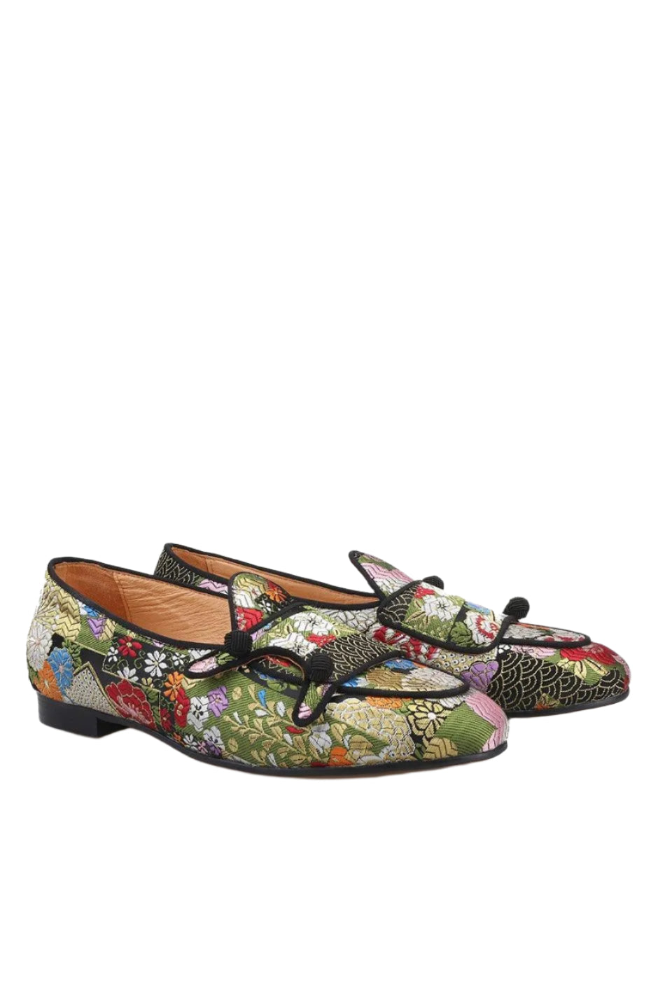 Multi-Color Monk Strap Loafers - Loafer Shoes - Guocali