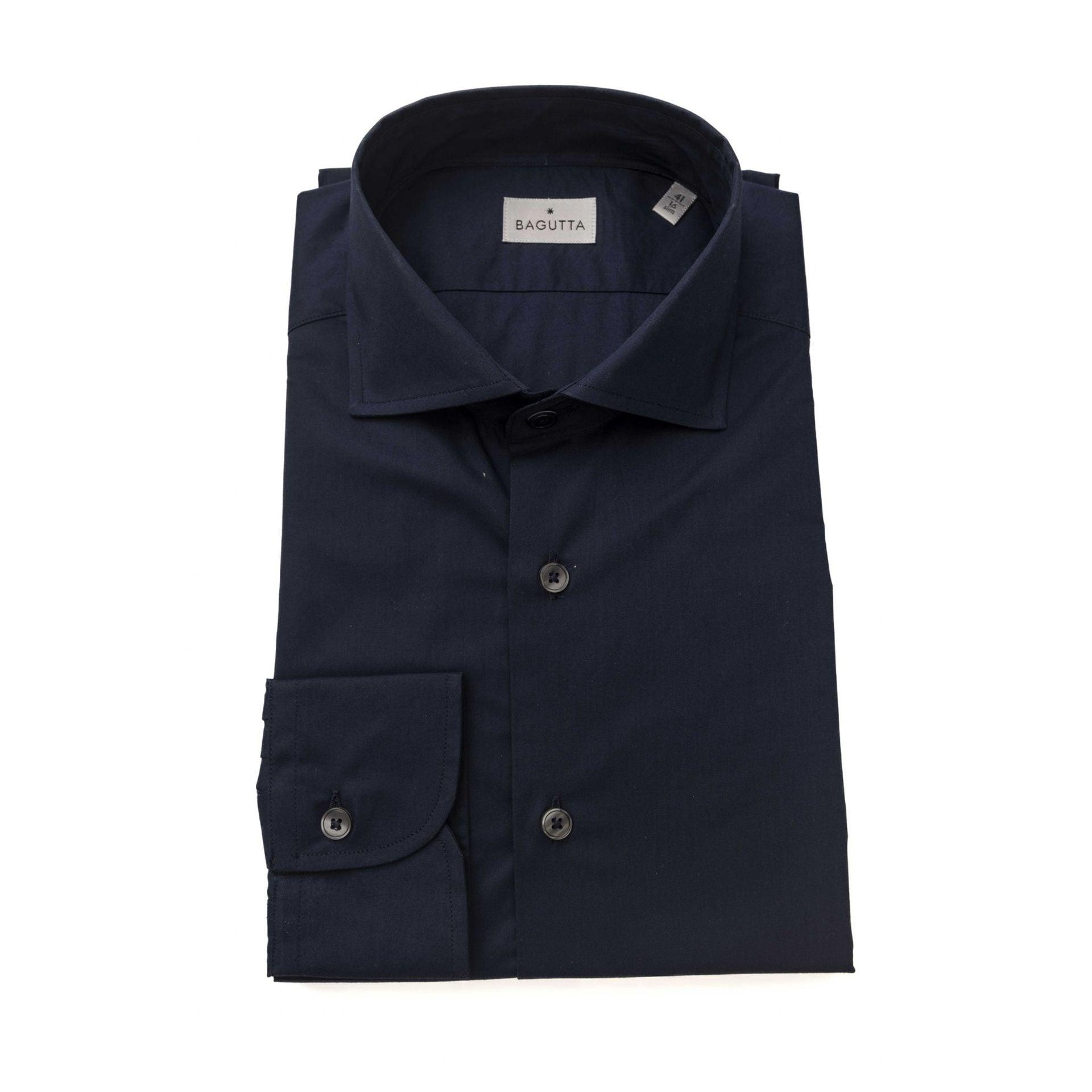 Navy Blue Men Dress Shirts - Bagutta Shirts - Dress Shirt - Guocali