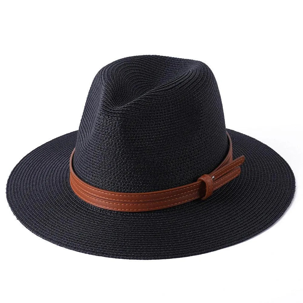 Panama Hat - Wide Brim Sun Hat -Guocali