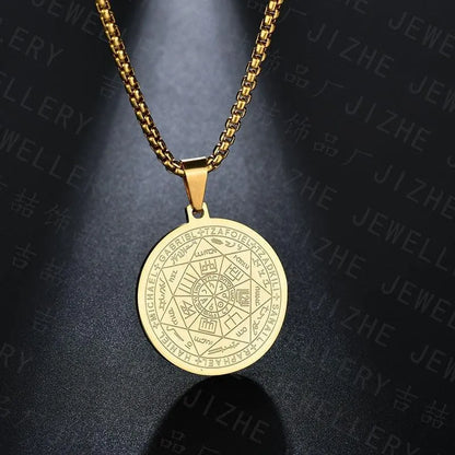 Pentagram Pendant Necklace - Archangels -Guocali