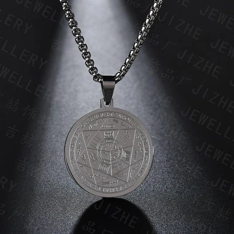Pentagram Pendant Necklace - Archangels -Guocali