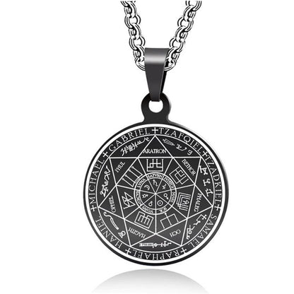 Pentagram Pendant Necklace - Archangels - Pendant Necklace - Guocali