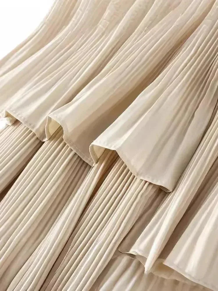 Pleated Skirt Fashion Irregular Ruffled Edges -Guocali