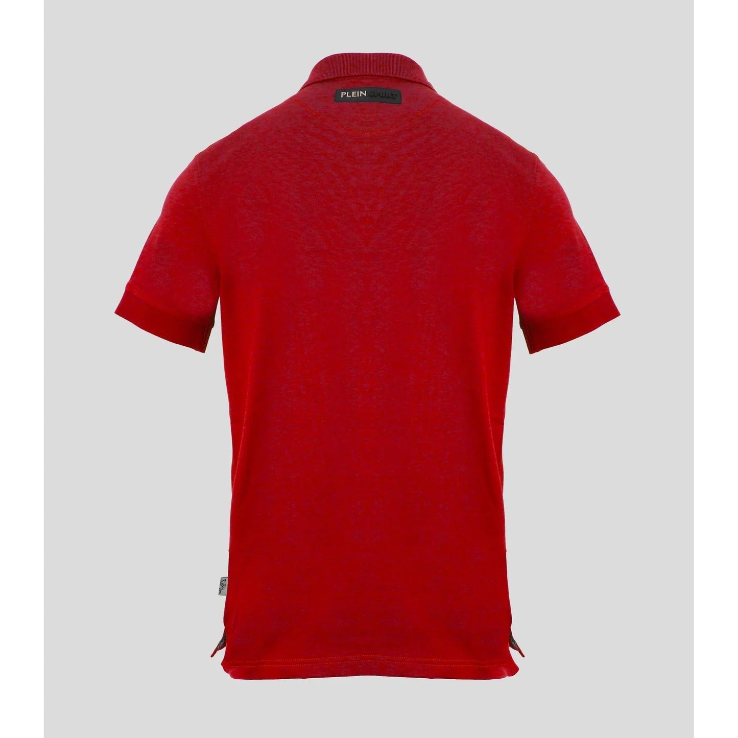 Plein Sport Men Cotton Short Sleeves Polo Shirt – Stretchable - Red -Guocali