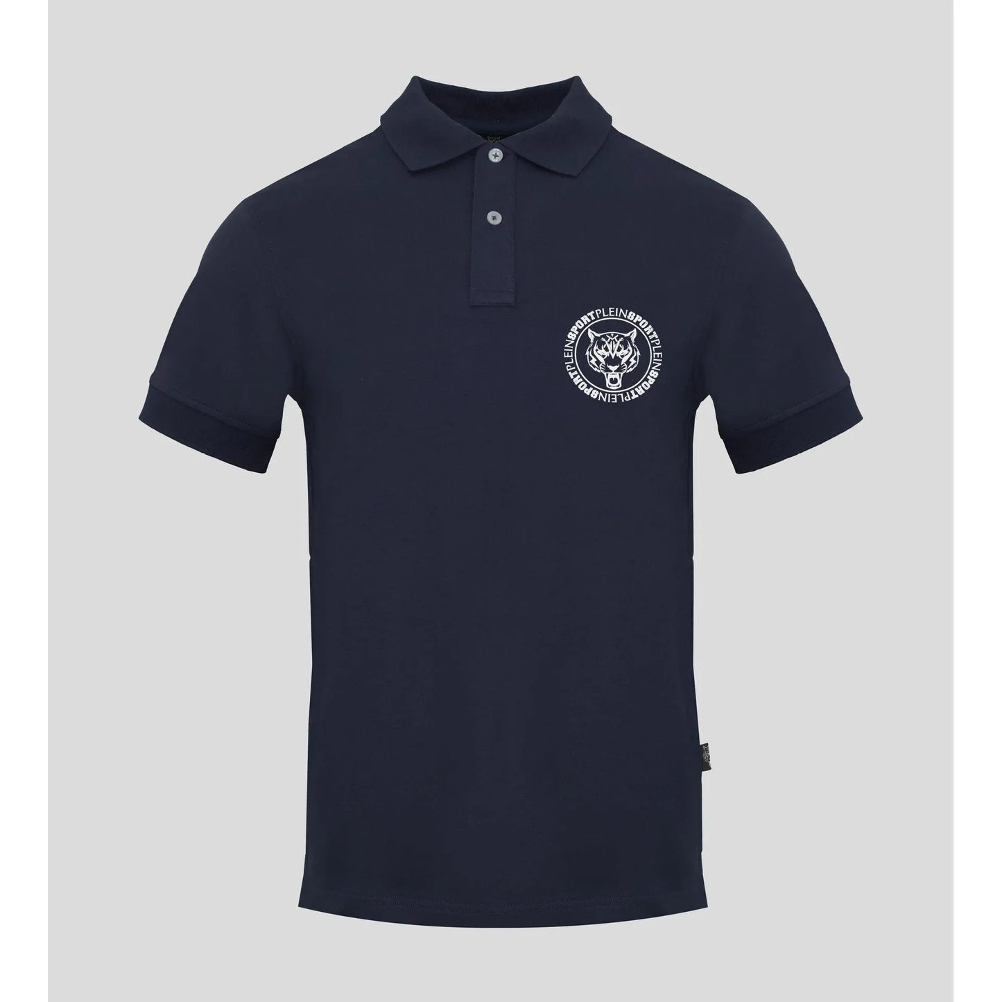 Plein Sport Men Short Sleeves Cotton Polo Shirt – Breathable - Navy -Guocali