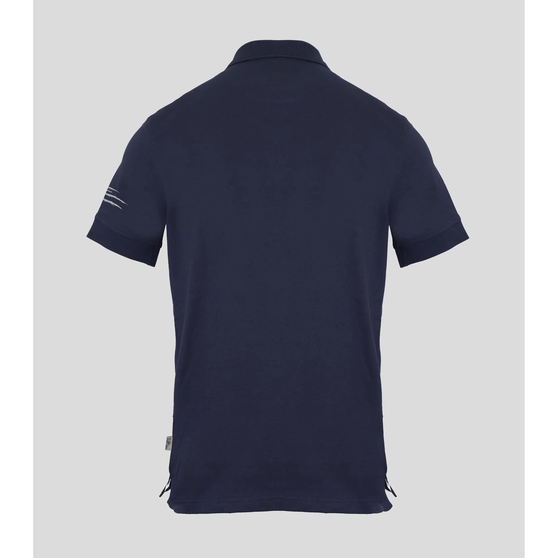 Plein Sport Men Short Sleeves Cotton Polo Shirt – Stretchable - Navy -Guocali