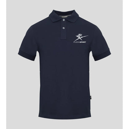Plein Sport Men Short Sleeves Polo Shirt – Breathable - Navy -Guocali
