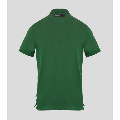 Plein Sport Men Short Sleeves Polo Shirt – Stretchable - Green -Guocali
