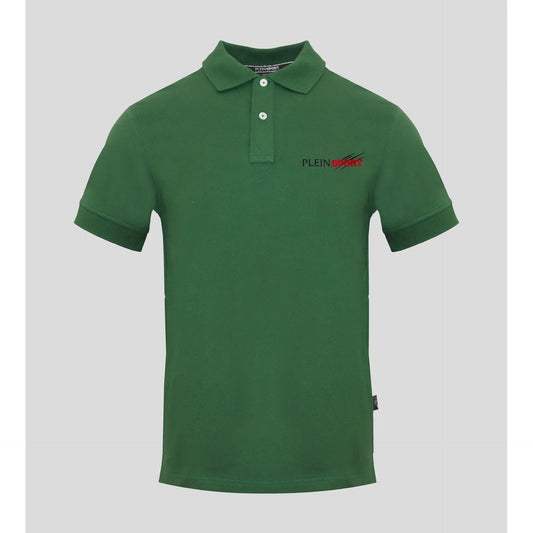 Plein Sport Men Short Sleeves Polo Shirt – Stretchable - Green -Guocali