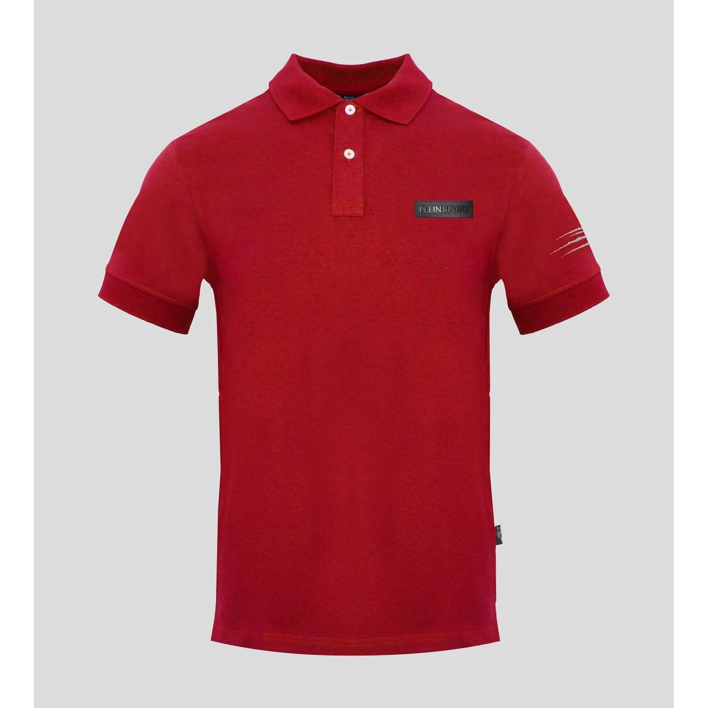 Plein Sport Men Short Sleeves Polo Shirt – Stretchable - Red -Guocali