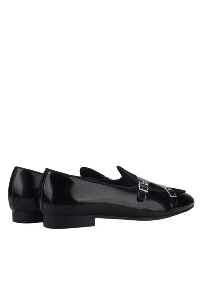 Polished Double Monk Strap Loafers - Loafer Shoes - Guocali