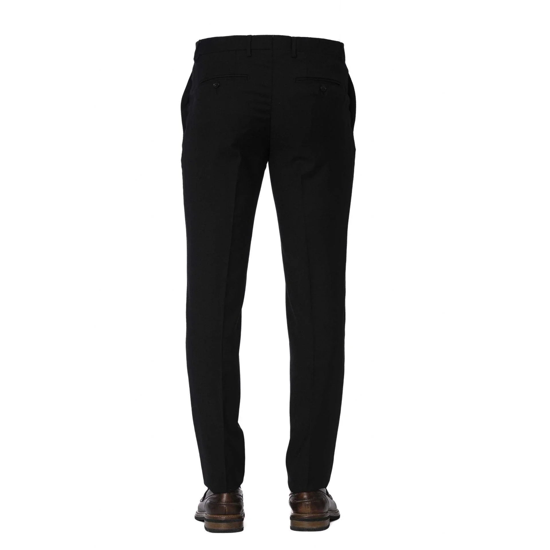 Professional Men Trousers – Mid-Rise Wrinkle-Resistant -Guocali