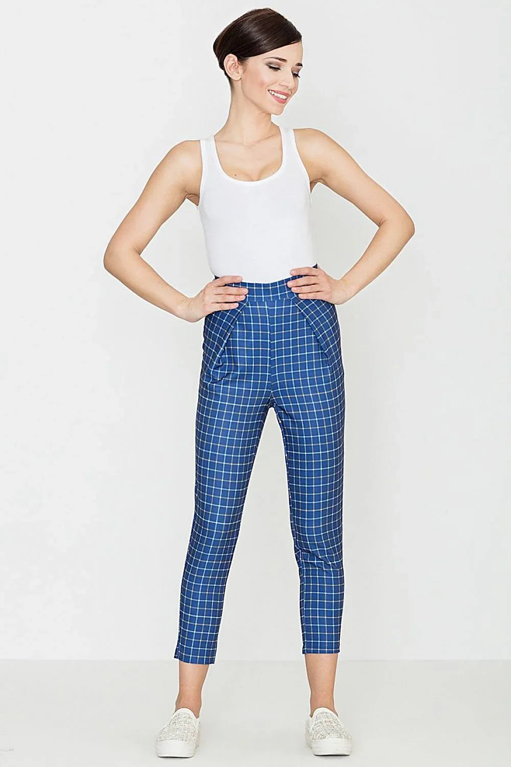 Professional Women Trousers – High-Rise Slim Fit -Guocali
