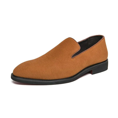Men Casual Slipper Dress Loafers - Slip-On Formal Dress Shoes