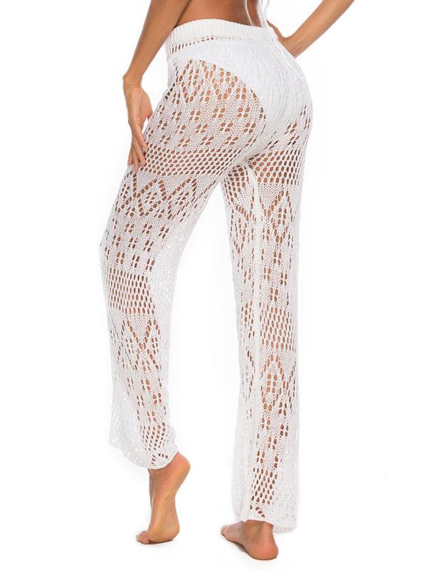 Sexy Hollow Knitted Beach Pants - Beach Pants - Guocali