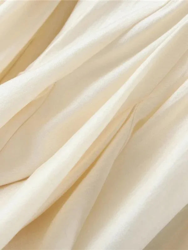 Sexy Pleated Skirt Strapless Dress -Guocali