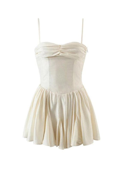 Sexy Pleated Skirt Strapless Dress - Strapless Dress - Guocali