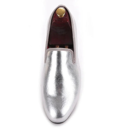 Shiny Slip-On Men loafers - Men Shoes -Guocali