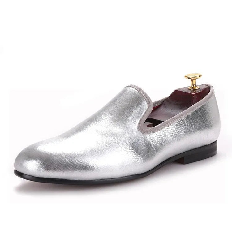 Shiny Slip-On Men loafers - Men Shoes -Guocali