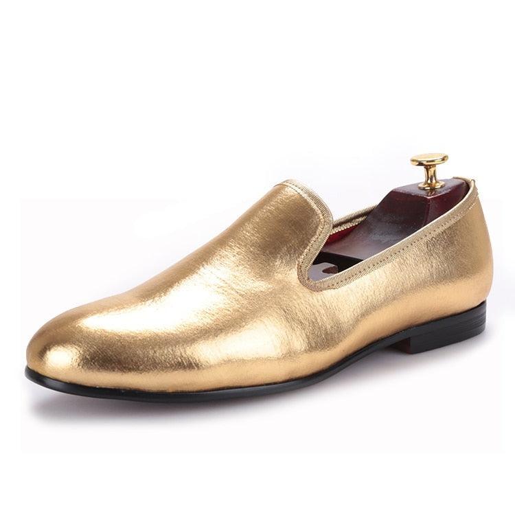 Shiny Slip-On Men loafers - Men Shoes - Loafer Shoes - Guocali