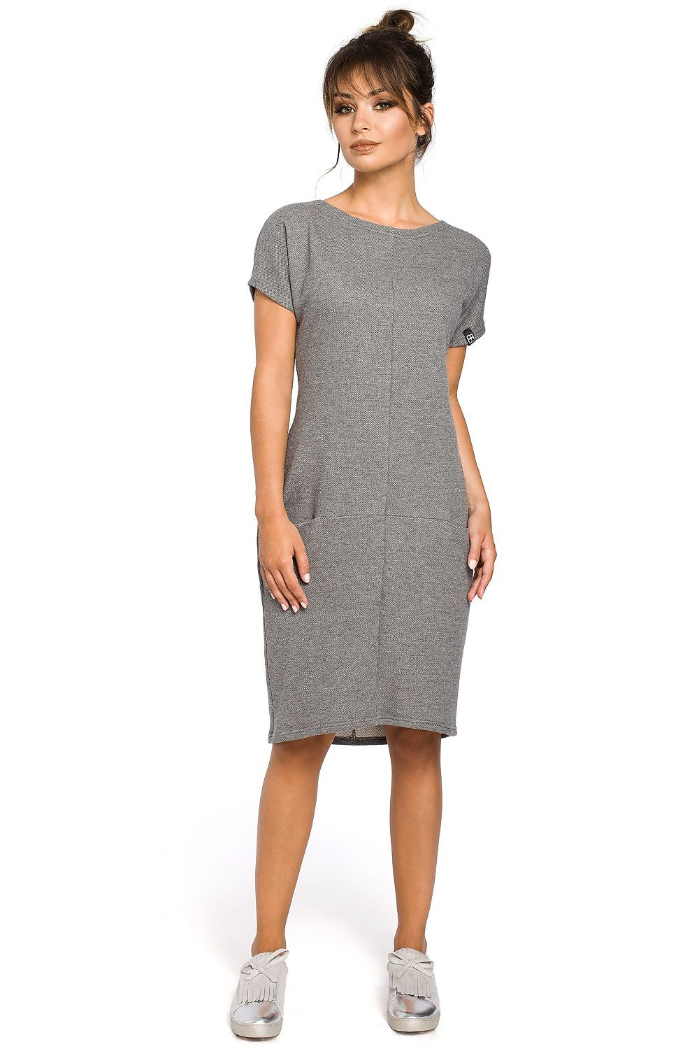 Short Sleeve Loose Day Dress Casual Style-Day Dress-GUOCALI